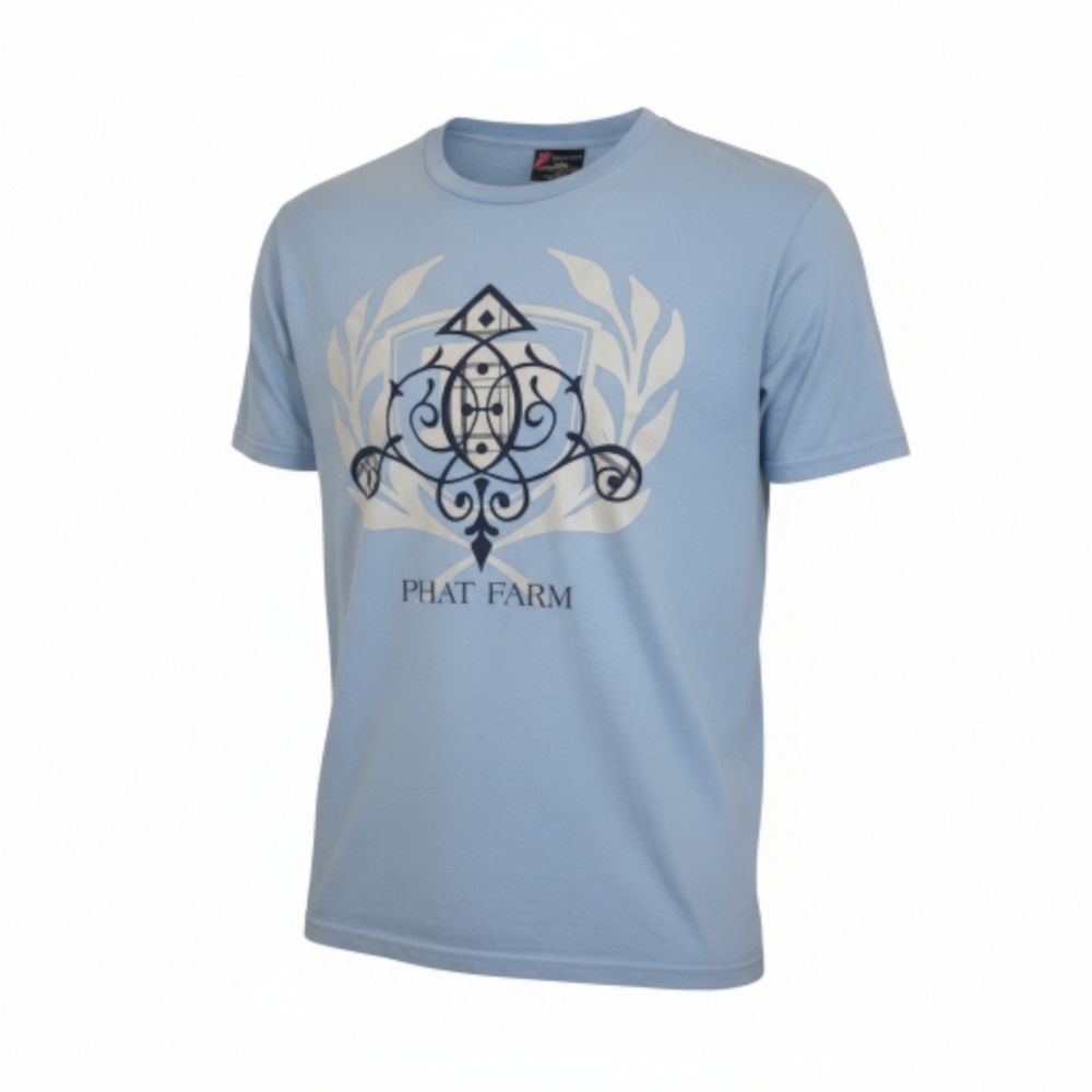 Phat Farm Sky Blue Graphic Tee